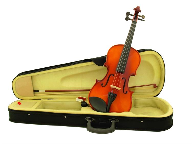 Dimavery Violin 4/4 m/bue i kasse